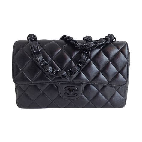 chanel black chain handbag|chanel black quilted crossbody bag.